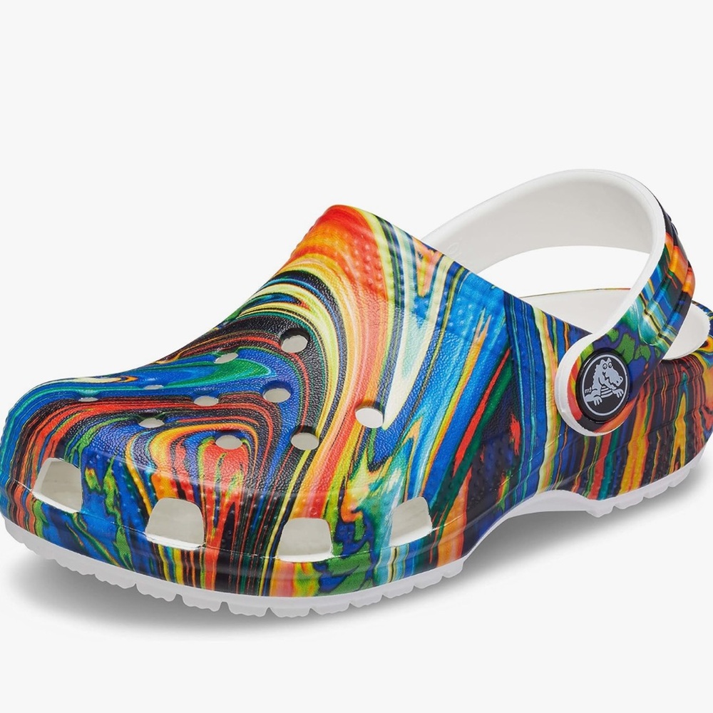 CROCS Baby Out of this World 2 Classic Tie Dye Clogs
